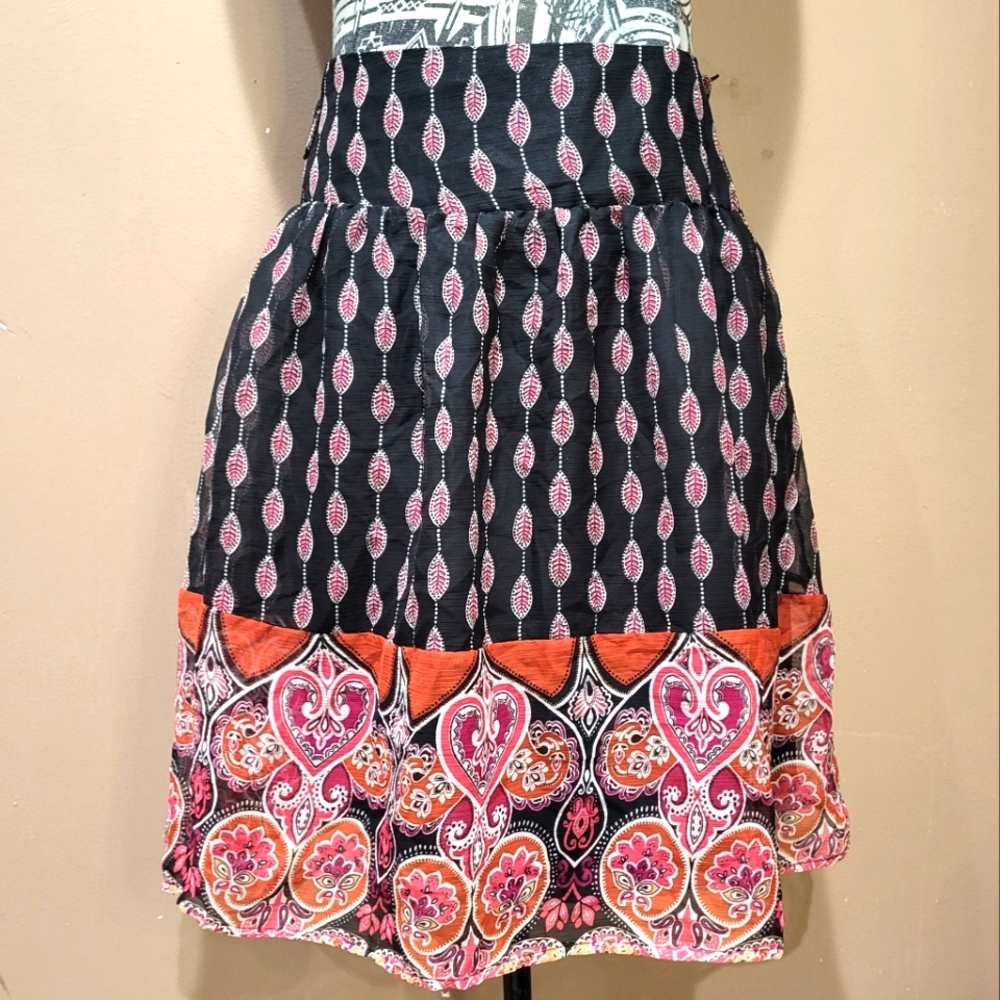 H&M paisley print full midi skirt *3/$30 Sale*